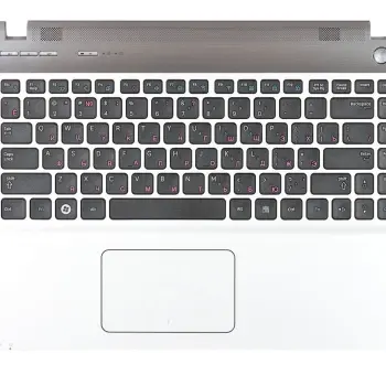 Клавиатура для ноутбука Samsung (P330) Black, (White TopCase), RU