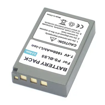 Акумуляторна батарея для фотоаппарата Olympus (PS-BLS5) OM-D E-M10 7.4V 1800mAh Li-ion