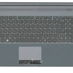 Клавиатура для ноутбука Samsung (RC520) Black, (Gray TopCase), RU