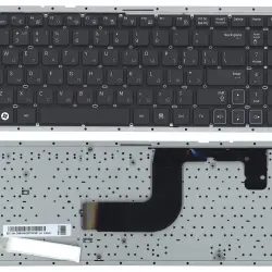 Клавіатура для ноутбука Samsung (RC510, RV511, RV513, RV520) с частью корпуса (Corps), Black, (No Frame), RU