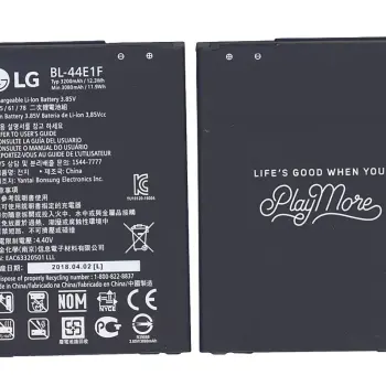Аккумуляторная батарея для смартфона LG BL-44E1F F800 3.85V Black 3200mAh 12.32Wh