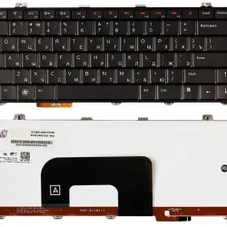 Клавиатура для ноутбука Dell Studio (14, 14Z, 1440, 1450, 1457) с подсветкой (Light). Black, RU