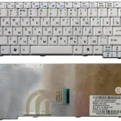 Клавіатура для ноутбука Acer Aspire One 531, A110, A150, D150, D250, ZG5, ZG8 White, RU