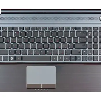Клавиатура для ноутбука Samsung (RC510) Black, (Gray TopCase), RU