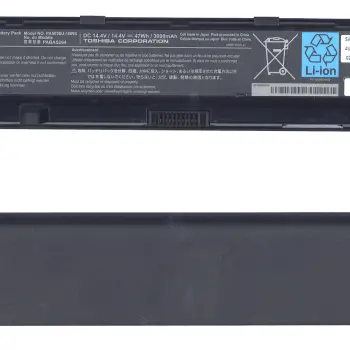 Аккумуляторная батарея для ноутбука Toshiba PA5036U-1BRS Toshiba Qosmio X70 14.4V Black 3000mAh Orig
