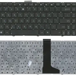 Клавіатура для ноутбука Asus (U53, U53F, U56E) Black, (No Frame) RU (горизонтальный ентер)