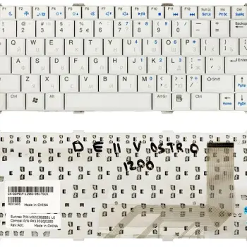 Клавиатура для ноутбука Dell Vostro (1220) White, RU