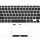 Клавіатура для ноутбука Apple MacBook Pro (A1425) Black, (Silver TopCase), RU (горизонтальный ентер) 1