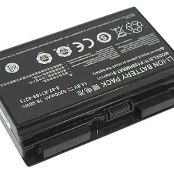 Аккумуляторная батарея для ноутбука DNS P150HMBAT-8 Clevo P150 14.8V Black 5200mAh Orig