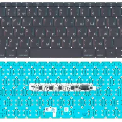 Клавіатура для ноутбука Apple MacBook 12" (A1534) Black, (No Frame), RU (вертикальный ентер)