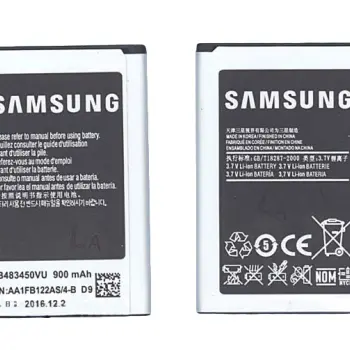 Акумуляторна батарея для Samsung EB483450VU C3630, C3752, S5350 3.7V Silver 900mAh 3.33Wh