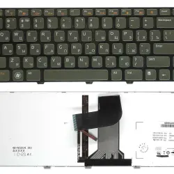 Клавіатура Dell Inspiron (M4040, M4110, M5040, N4050, N4110) Vostro (1540, 3550) з підсвічуванням (Light