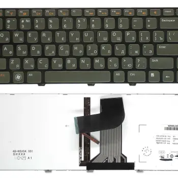 Клавіатура Dell Inspiron (M4040, M4110, M5040, N4050, N4110) Vostro (1540, 3550) з підсвічуванням (Light