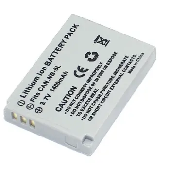 Аккумуляторная батарея для фотоаппарата Canon (NB-5L) Digital IXUS 800 3.7V 1400mAh Li-ion