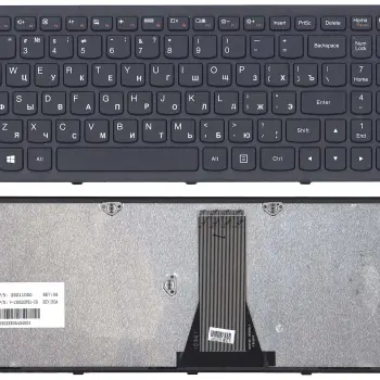 Клавиатура для ноутбука Lenovo IdeaPad (S500, S500C) Black, (Black Frame), RU