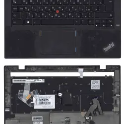 Клавіатура для ноутбука Lenovo Thinkpad X1 Carbon Gen 2 (2014) Black с подсветкой (Light), (Black Frame), RU