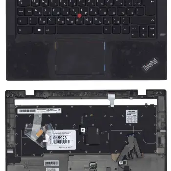 Клавіатура для ноутбука Lenovo Thinkpad X1 Carbon Gen 2 (2014) Black с подсветкой (Light), (Black Frame), RU