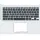 Клавіатура для ноутбука Apple MacBook Pro (A1398) Black, (Silver TopCase), RU (горизонтальный ентер) 2