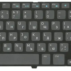 Клавіатура для ноутбука Dell Inspiron (3521, 5521, 3537, 5537) Black, (Black Frame), RU