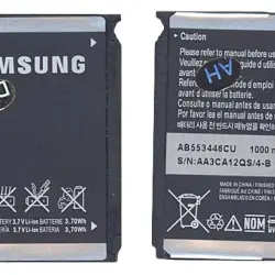 Акумуляторна батарея для смартфону Samsung AB553446CU SGH-A767 Propel 3.7V Silver 1000mAh 3.7Wh