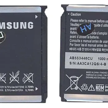 Акумуляторна батарея для смартфону Samsung AB553446CU SGH-A767 Propel 3.7V Silver 1000mAh 3.7Wh