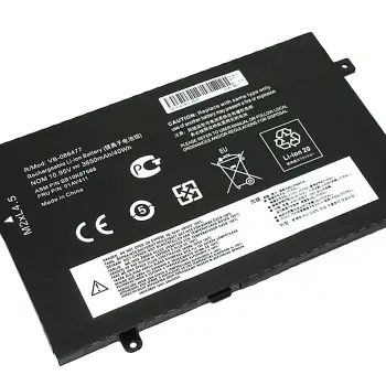 Акумуляторна батарея для ноутбука Lenovo 01AV411 E470, E475 10.95V Black 3650mAh OEM