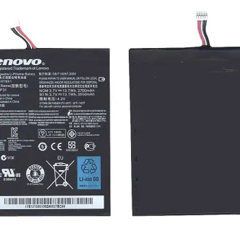 Аккумуляторная батарея для планшета Lenovo L12T1P31 Ideapad A2107 3.7V Black 3700mAh 13.7Wh