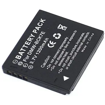Акумуляторна батарея для фотоаппарата Panasonic (DMW-BCK7E) Lumix DMC-FH2 3.6V 1200mAh Li-ion