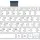 Клавиатура Toshiba Satellite (C50, C50D, C50-A, C50D-A, C55, C55-A, C55DT, C55DT-A) White, (White Frame) RU (вертикальный энтер) 2