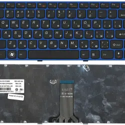Клавіатура для ноутбука Lenovo IdeaPad (Z470, G470Ah, G470GH, Z370) Black, (BlueFrame), RU