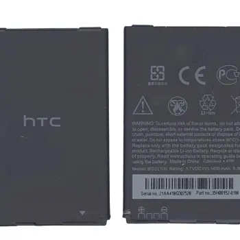 Аккумуляторная батарея для смартфона HTC BO47100 Desire 600 3.7V Black 1450mAh 5.36Wh