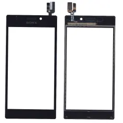 Тачскрін (Сенсорне скло) для смартфону Sony Xperia M2 чорний