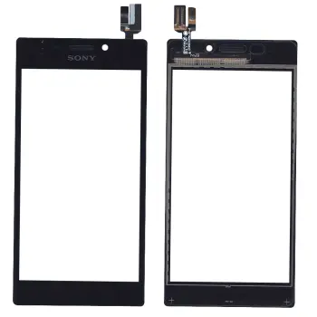Тачскрин (Сенсорное стекло) для смартфона Sony Xperia M2 черный