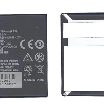 Аккумуляторная батарея для смартфона ZTE Li3825t43p3h585642 3.8V Black 1800mAh 6.8Wh