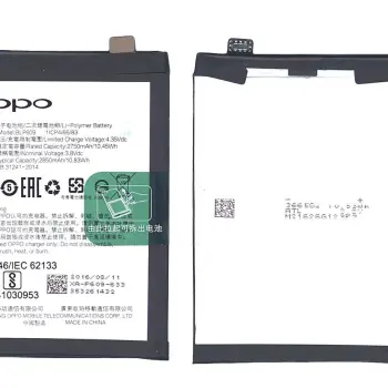 Аккумуляторная батарея для смартфона Oppo BLP609 R9 3.8V Black 2750mAh 10.45Wh