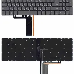 Клавіатура для ноутбука Lenovo IdeaPad 320-15ABR с подсветкой (Light), Black, (No Frame) RU