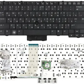 Клавиатура для ноутбука HP Elitebook (2540P) с указателем (Point Stick), Black, RU