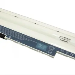 Аккумуляторная батарея для ноутбука Acer AL10A31 Aspire One AOD255, AOD260, D255, D260 11.1V White 2200mAh OEM
