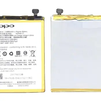 Аккумуляторная батарея для смартфона Oppo BLP605 A33 3.8V Black 2400mAh 9.12Wh