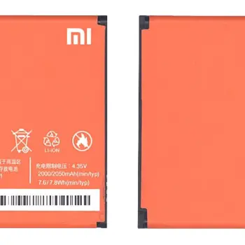 Акумуляторна батарея для Xiaomi BM41 Hongmi 1S 3.8V Orange 2000mAh 7.6Wh