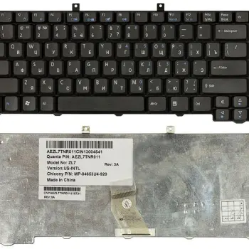 Клавіатура для ноутбука Acer Aspire (1400) Black, RU
