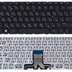 Клавіатура для ноутбука HP 240 G7 Black, (No Frame), RU