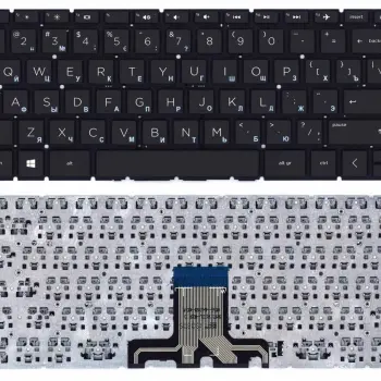Клавиатура для ноутбука HP 240 G7 Black, (No Frame), RU