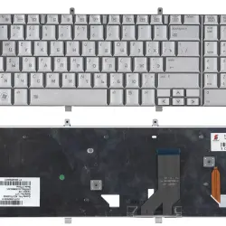 Клавіатура для ноутбука HP Pavilion (HDX18) с подсветкой (Light), Silver, RU