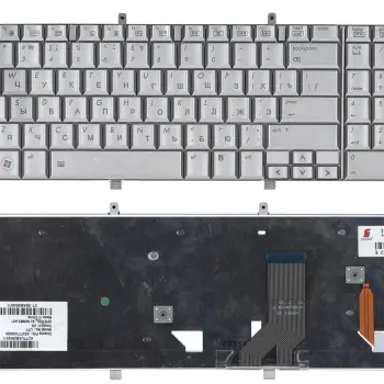 Клавіатура для ноутбука HP Pavilion (HDX18) с подсветкой (Light), Silver, RU