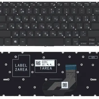 Клавіатура для ноутбука Dell Inspiron (11 3162) Black, (No Frame), RU