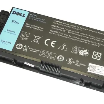 Посилена акумуляторна батарея для ноутбука Dell FV993 Precision M4600 11.1V Black 6600mAh Orig