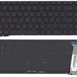 Клавіатура для ноутбука Asus (G771, N551) с подсветкой (Light), Black, (No Frame) RU