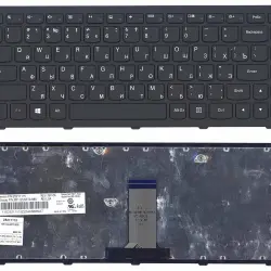 Клавіатура для ноутбука Lenovo IdeaPad (FLex 14) Black, (Black Frame), RU