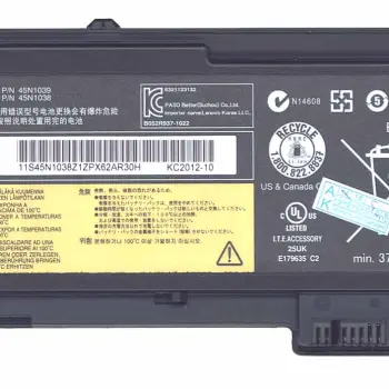 Аккумуляторная батарея для ноутбука Lenovo-IBM 42T4844 ThinkPad T430s 10.8V Black 4400mAh Orig
